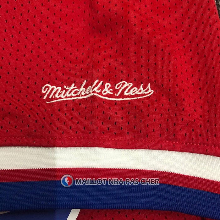 Maillot Manche Courte Philadelphia 76ers Allen Iverson NO 3 Rouge